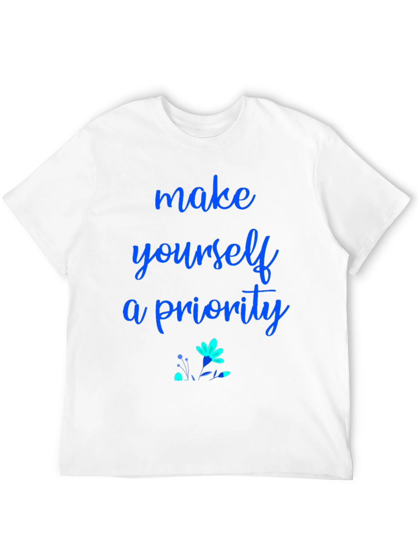 Make Yourself a Priority Black Graphic Tee