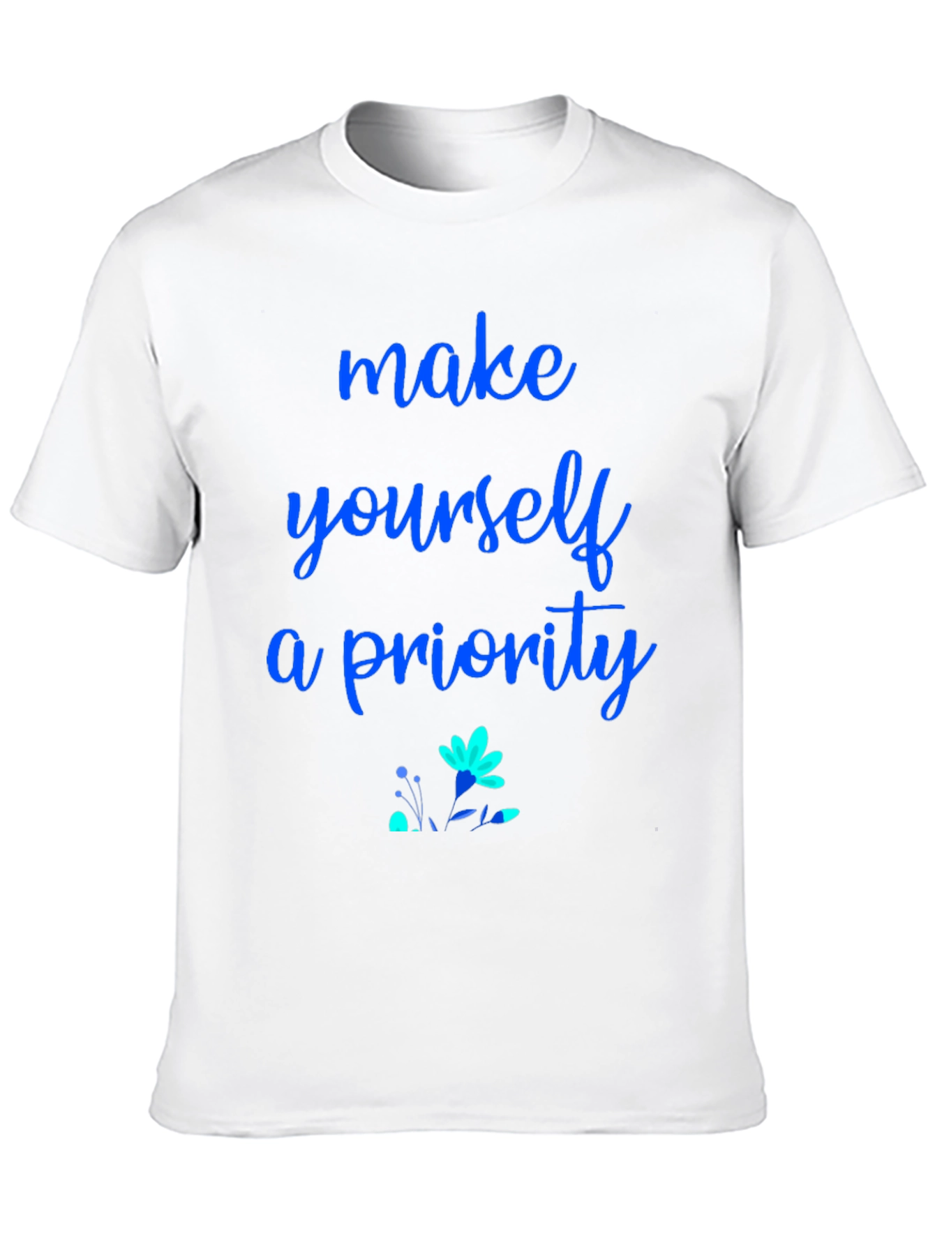 Make Yourself a Priority Black Graphic Tee