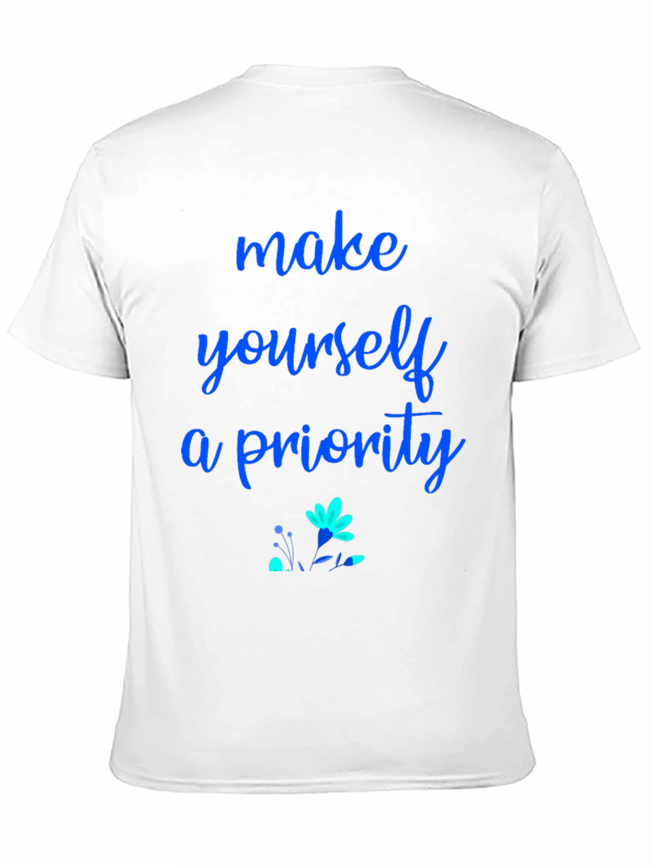 Make Yourself a Priority Black Graphic Tee