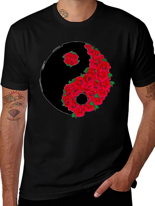 Yin Yang Rose T-Shirt