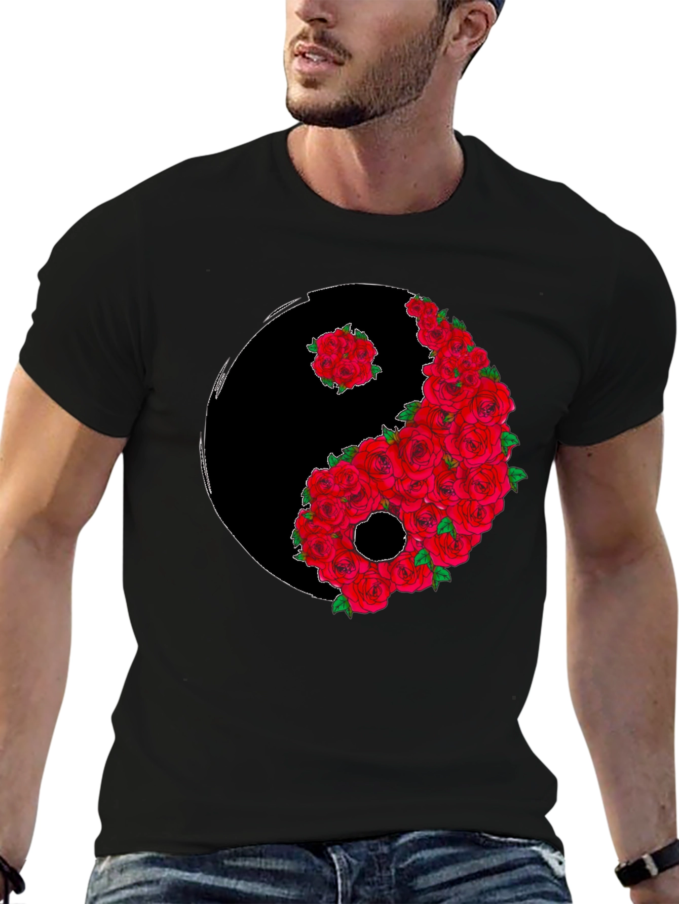 Yin Yang Rose T-Shirt