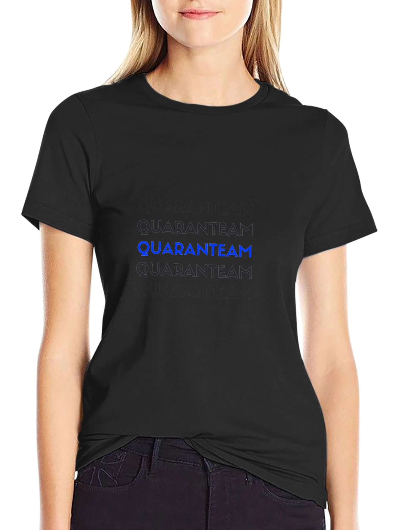 Quaranteam Graphic Black T-Shirt