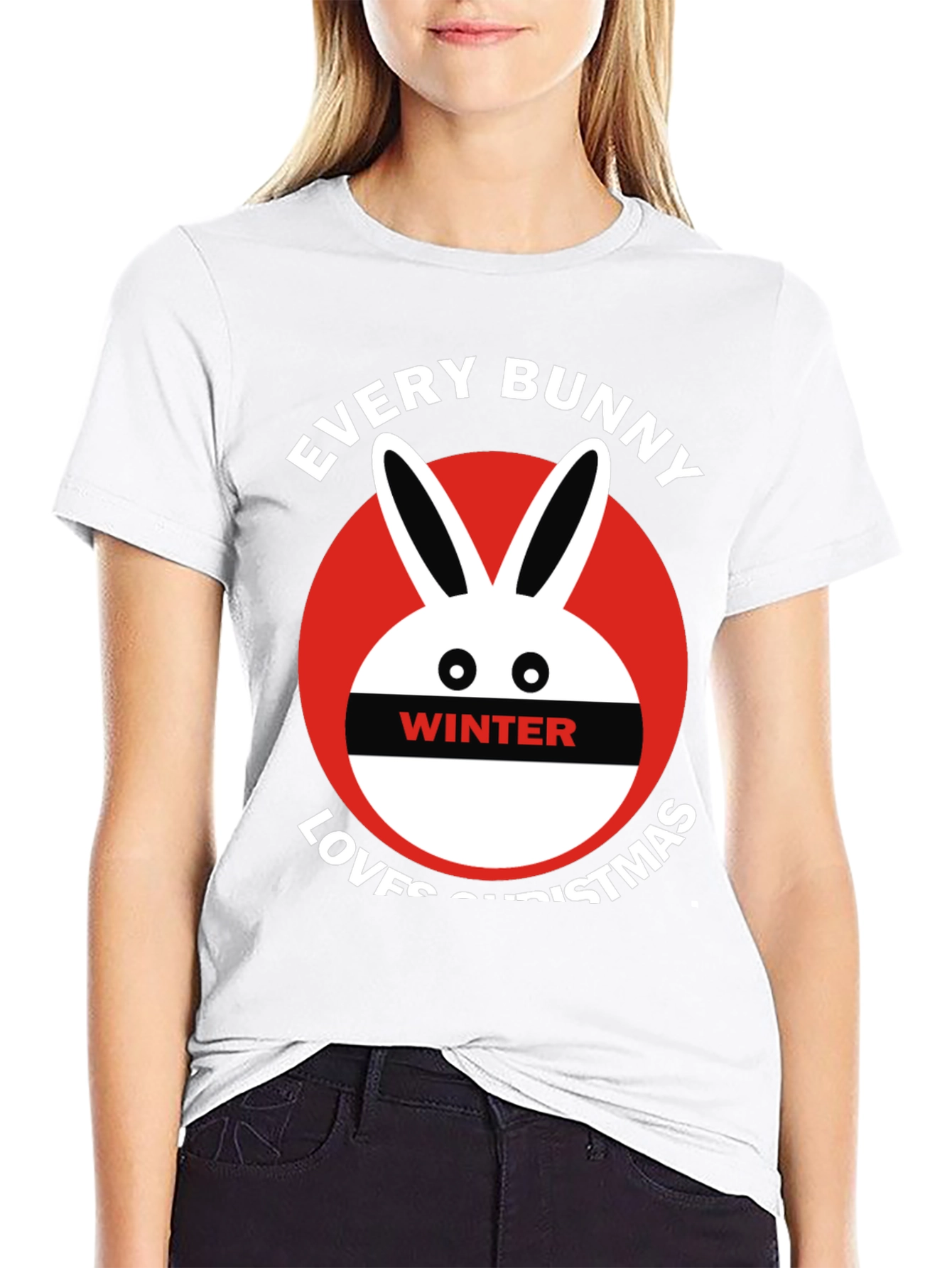 Every Bunny Loves Christmas Winter T-Shirt