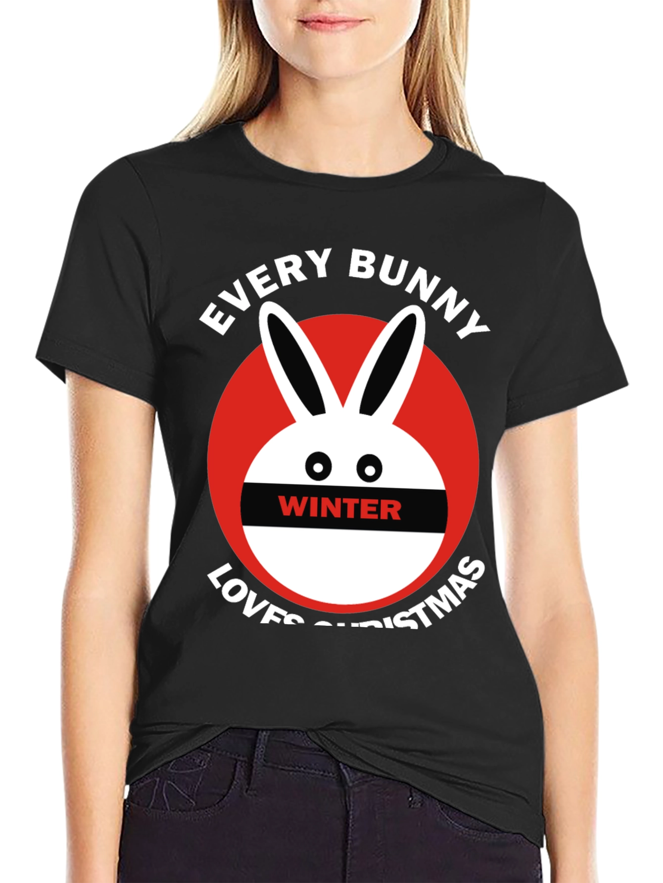 Every Bunny Loves Christmas Winter T-Shirt