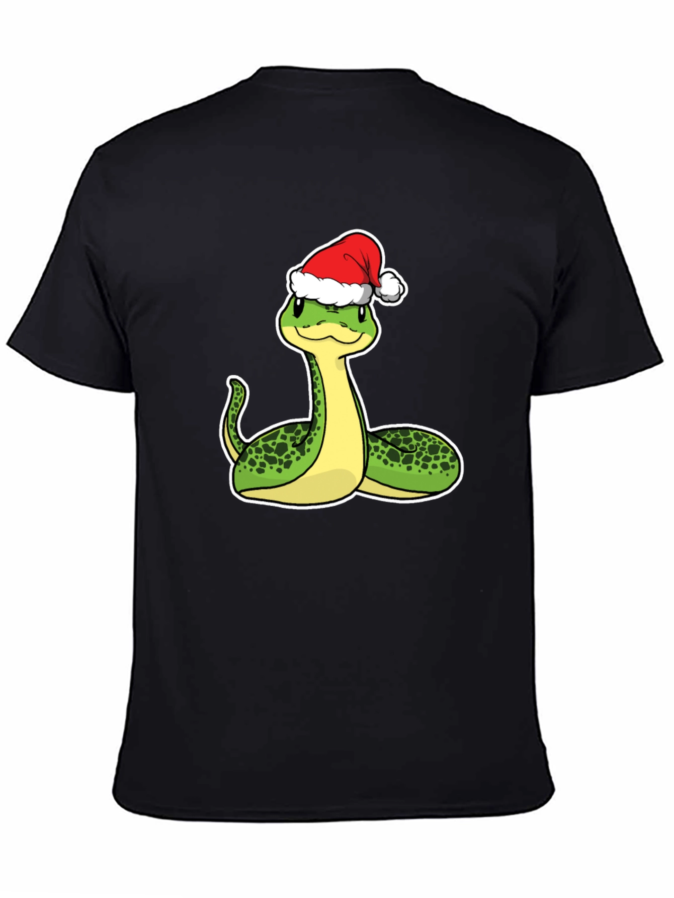 Festive Snake Graphic Tee - Holiday Style