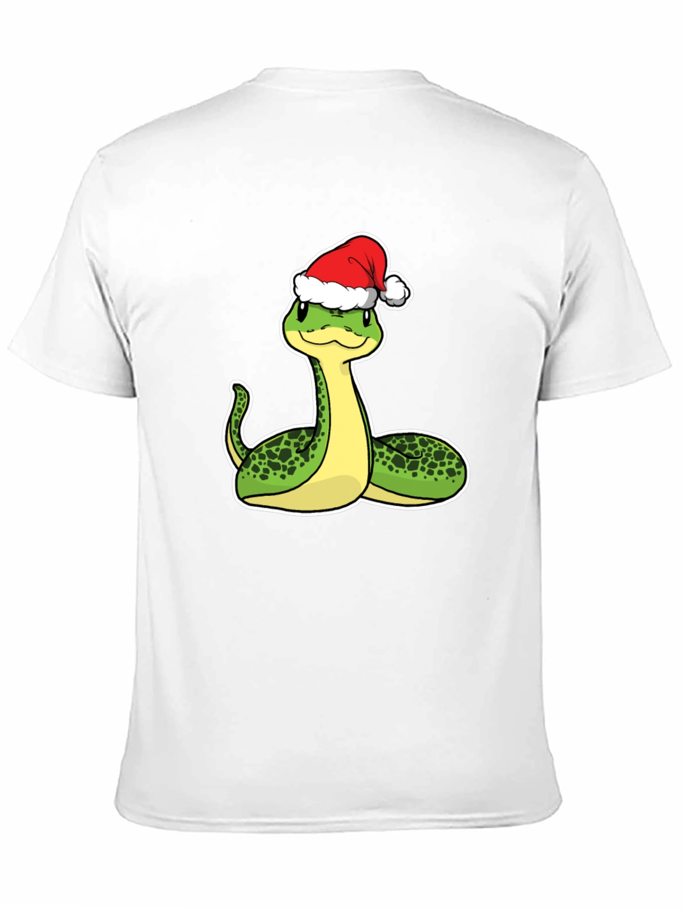 Festive Snake Graphic Tee - Holiday Style