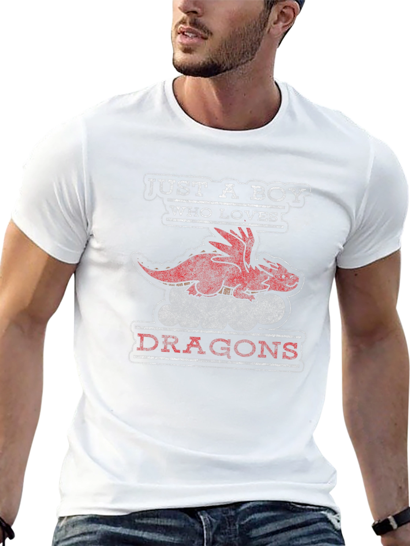 Just a Boy Who Loves Dragons T-Shirt