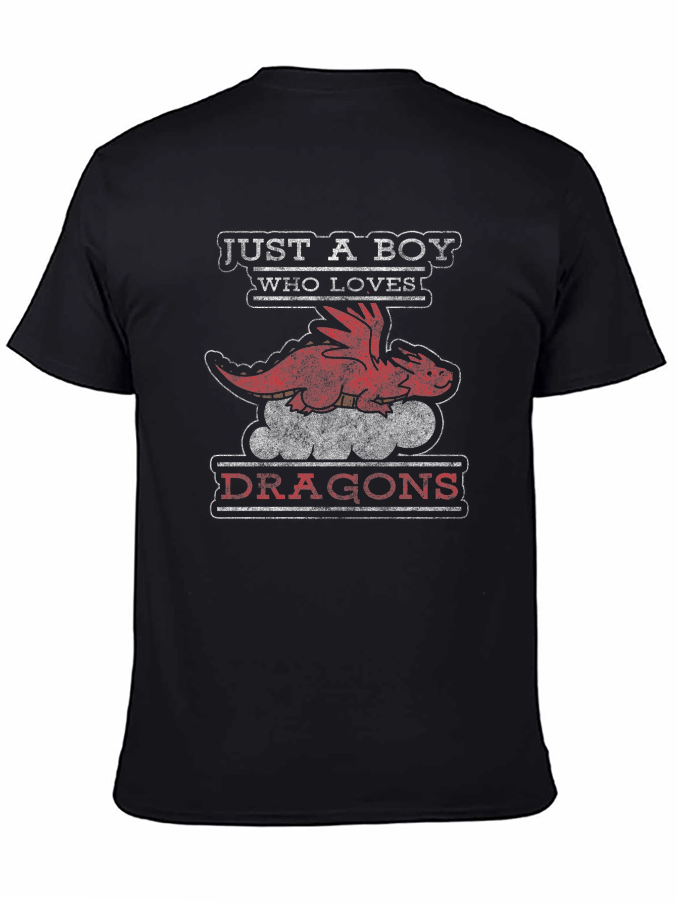 Just a Boy Who Loves Dragons T-Shirt