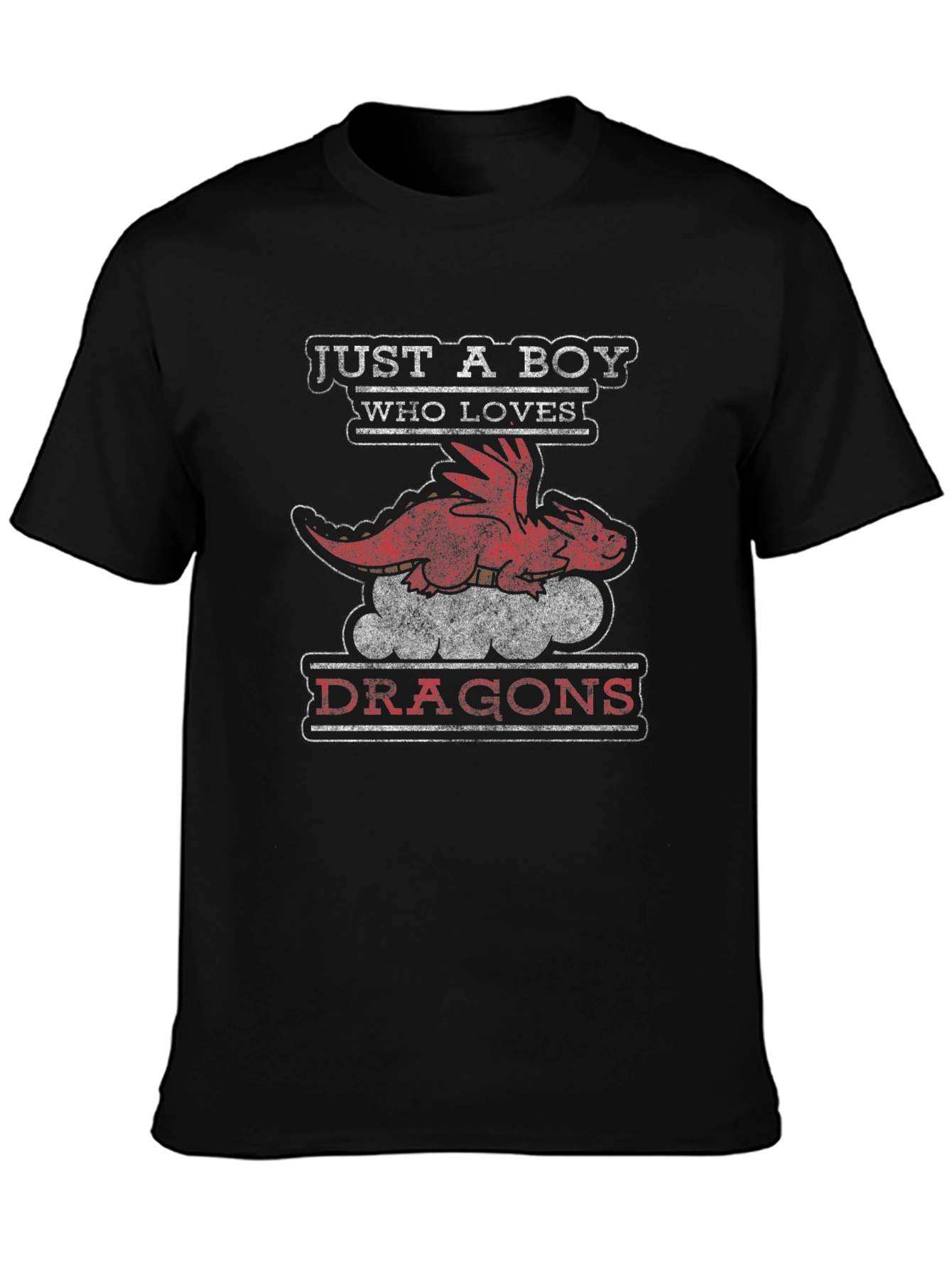 Just a Boy Who Loves Dragons T-Shirt
