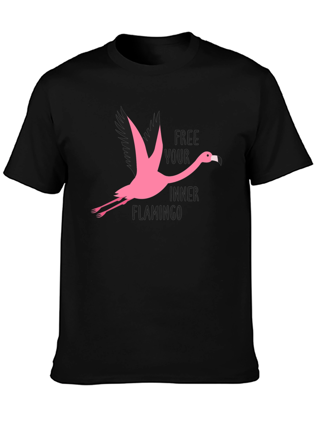 Free Your Inner Flamingo Graphic T-Shirt