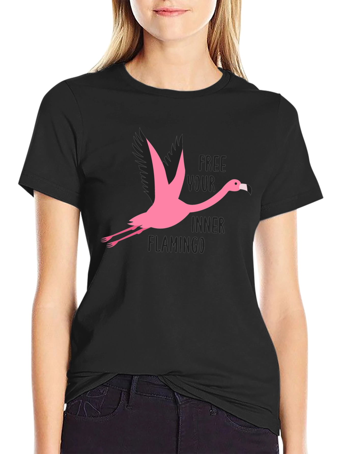 Free Your Inner Flamingo Graphic T-Shirt