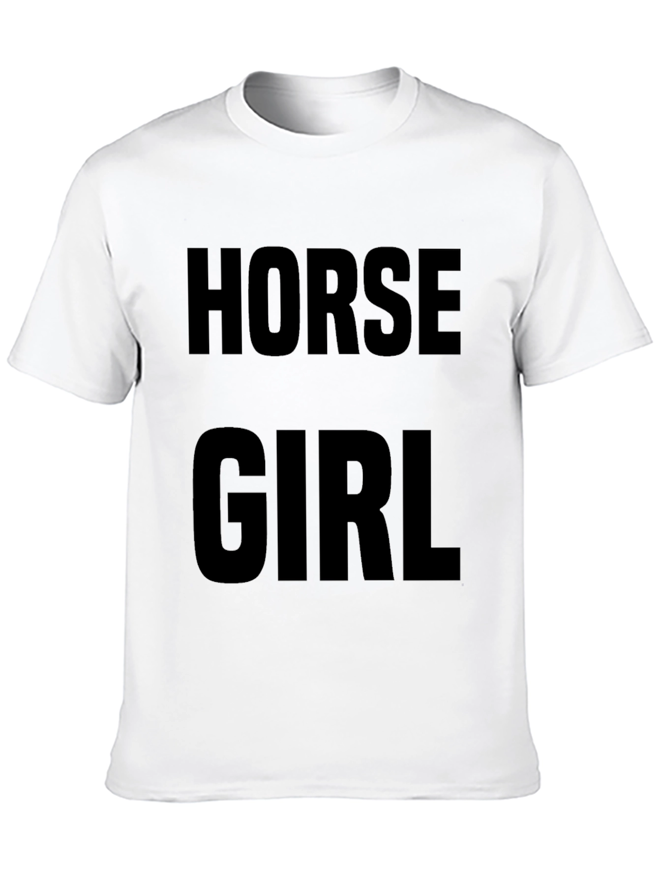 Horse Girl Graphic Tee - Black