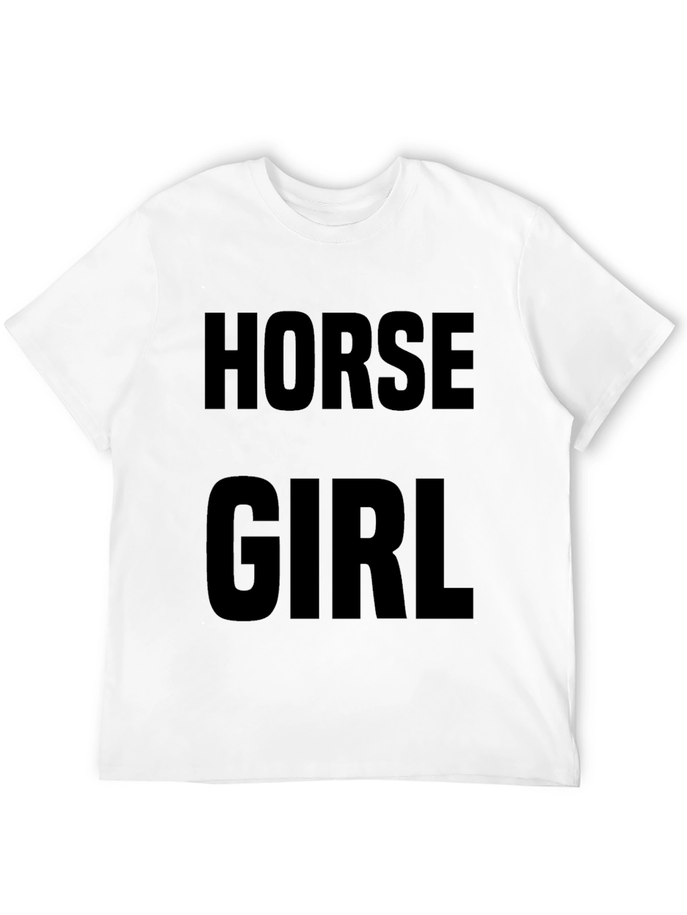 Horse Girl Graphic Tee - Black