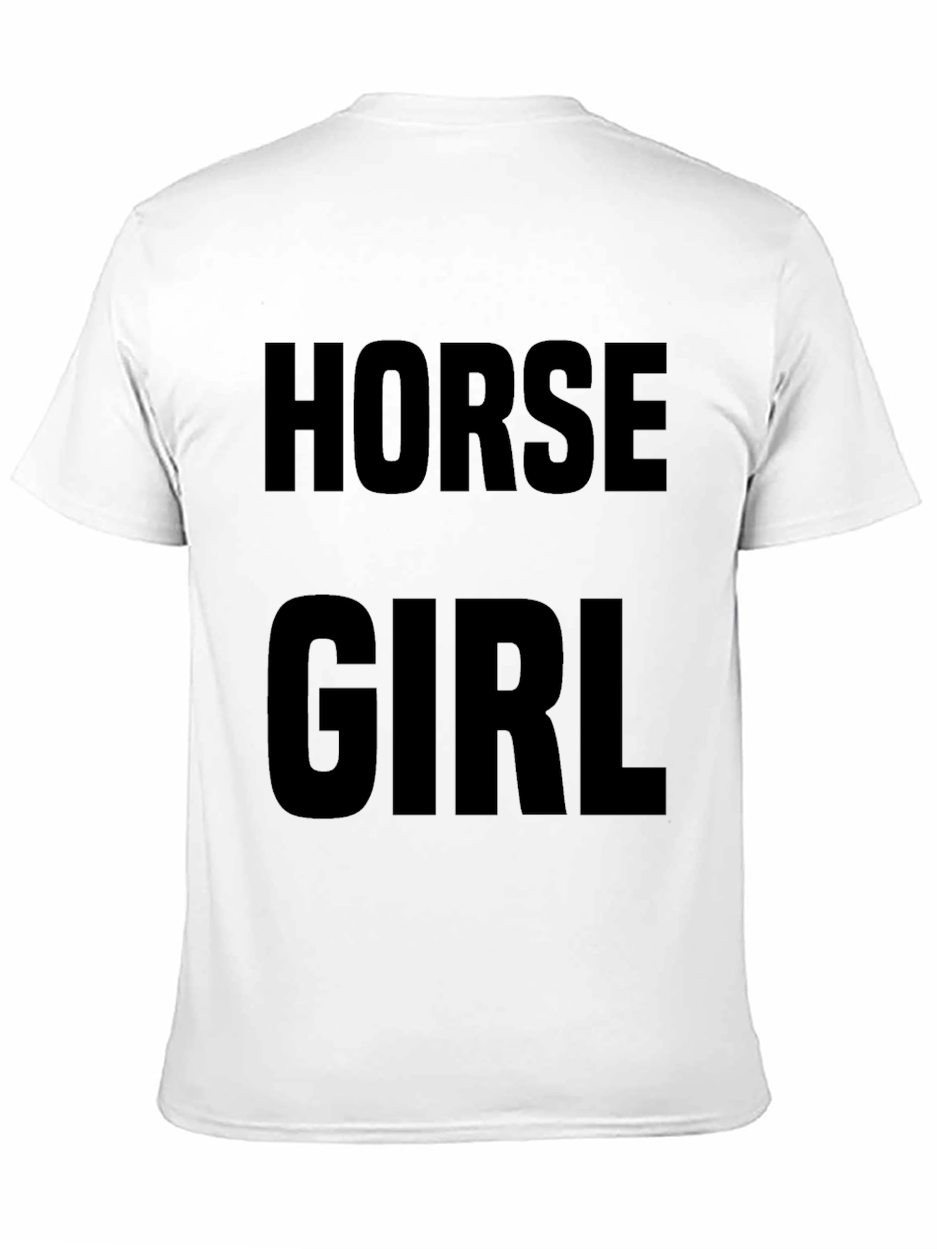 Horse Girl Graphic Tee - Black