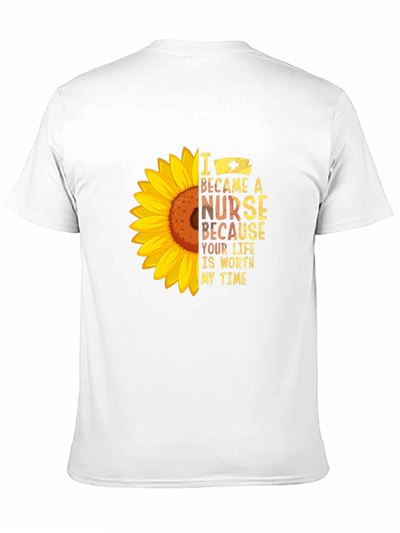 Sunflower Nurse Graphic T-Shirt - Worth My Time