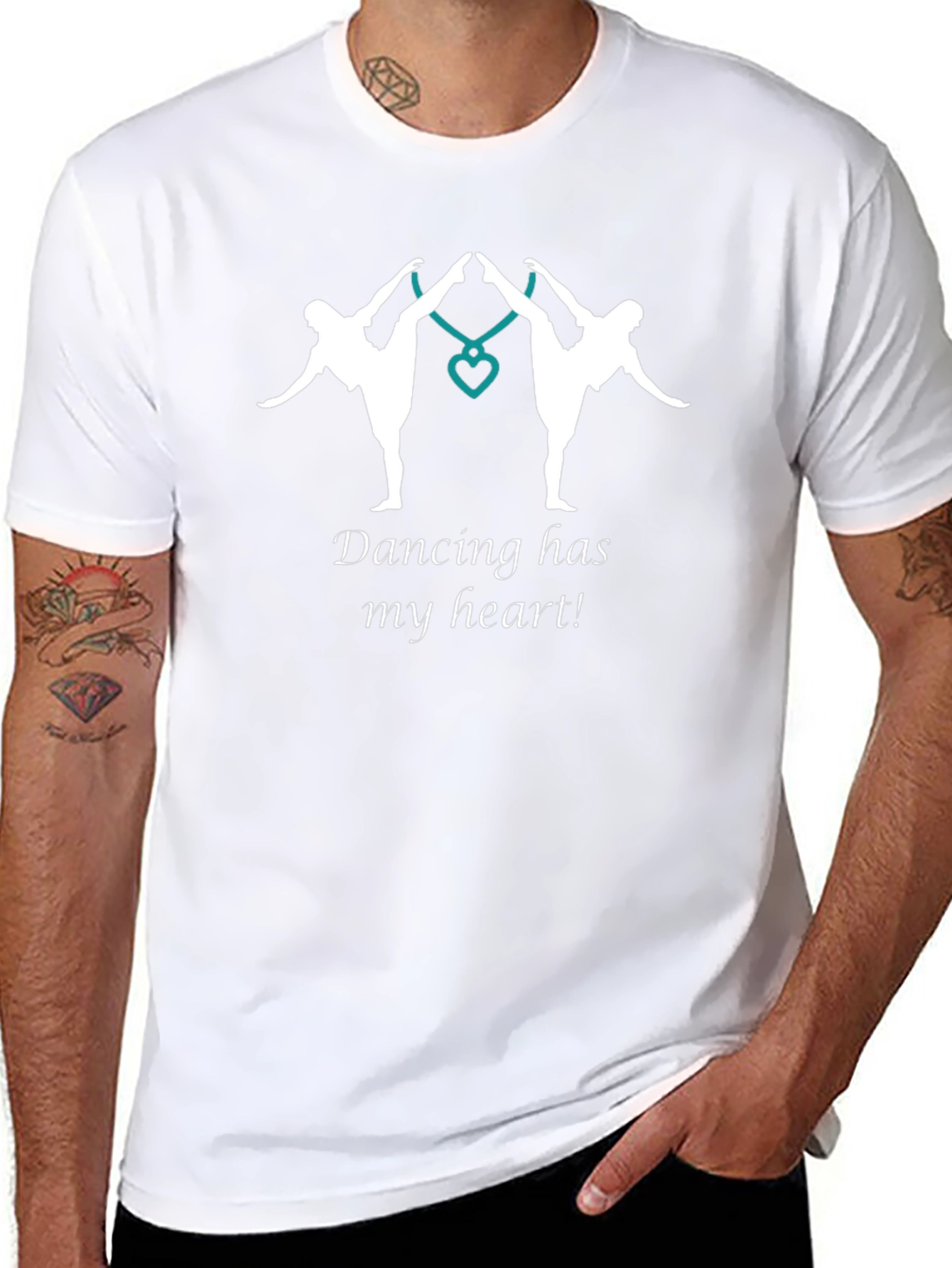 Dancing Has My Heart Black T-Shirt