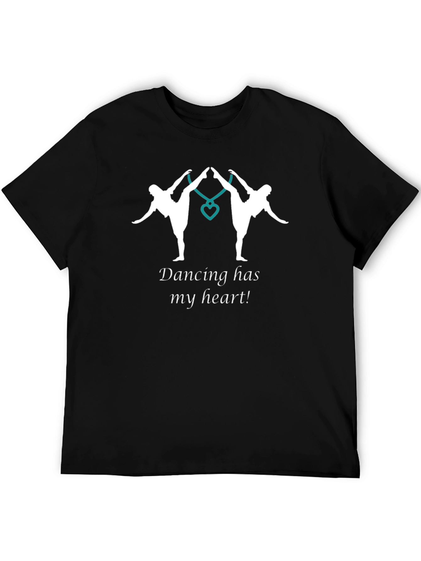 Dancing Has My Heart Black T-Shirt